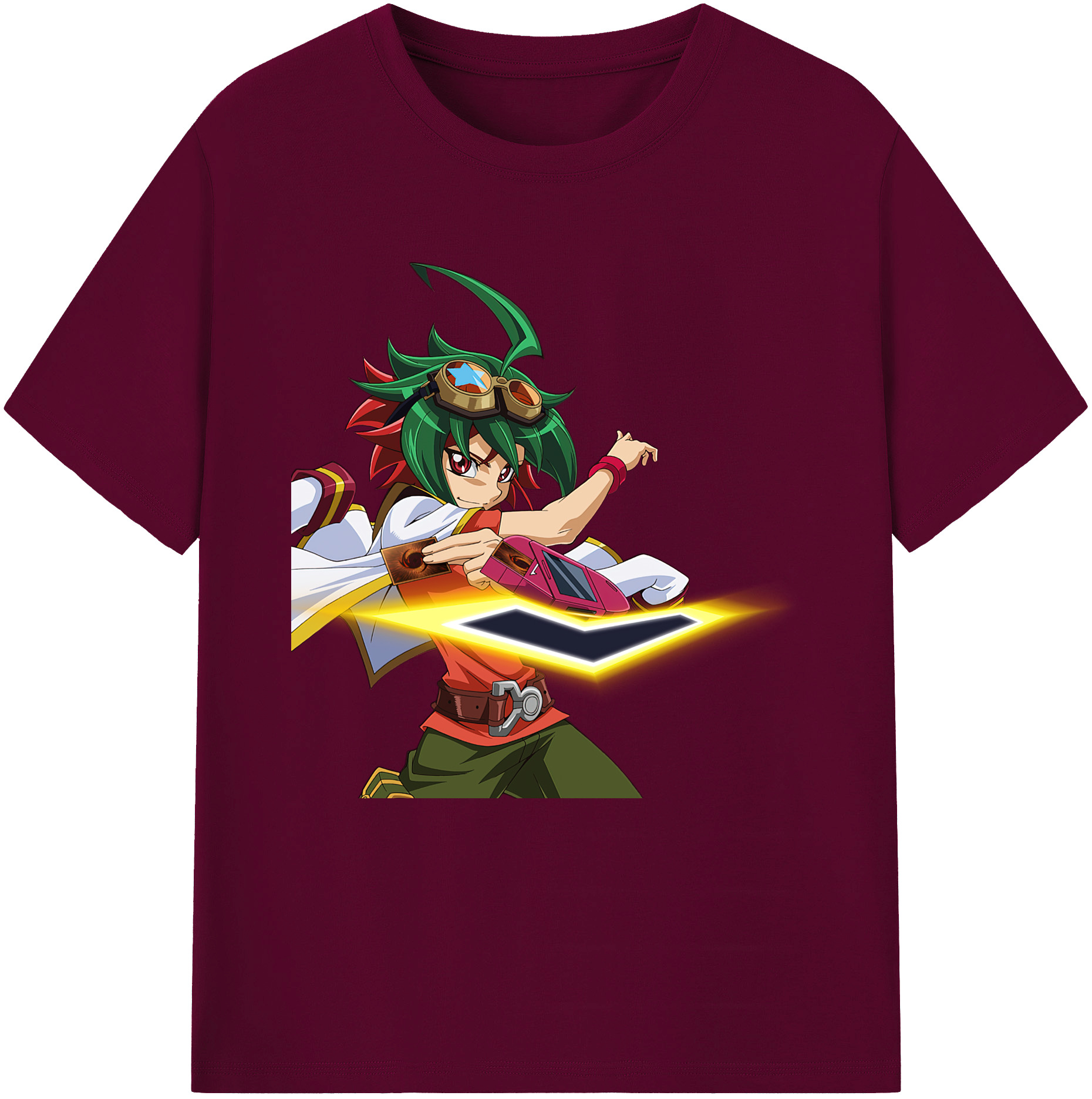 （画像用） 遊☆戯☆王 Yu-Gi-Oh! レディースカジュアルプリントTシャツ（綿100％）